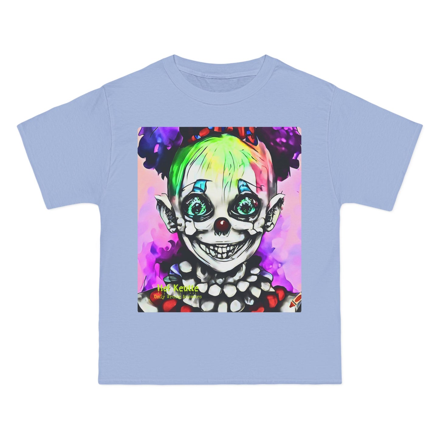 TUMBLES - Unisex Oversize Tee - Colorful and Quirky Clown Art T-Shirt!