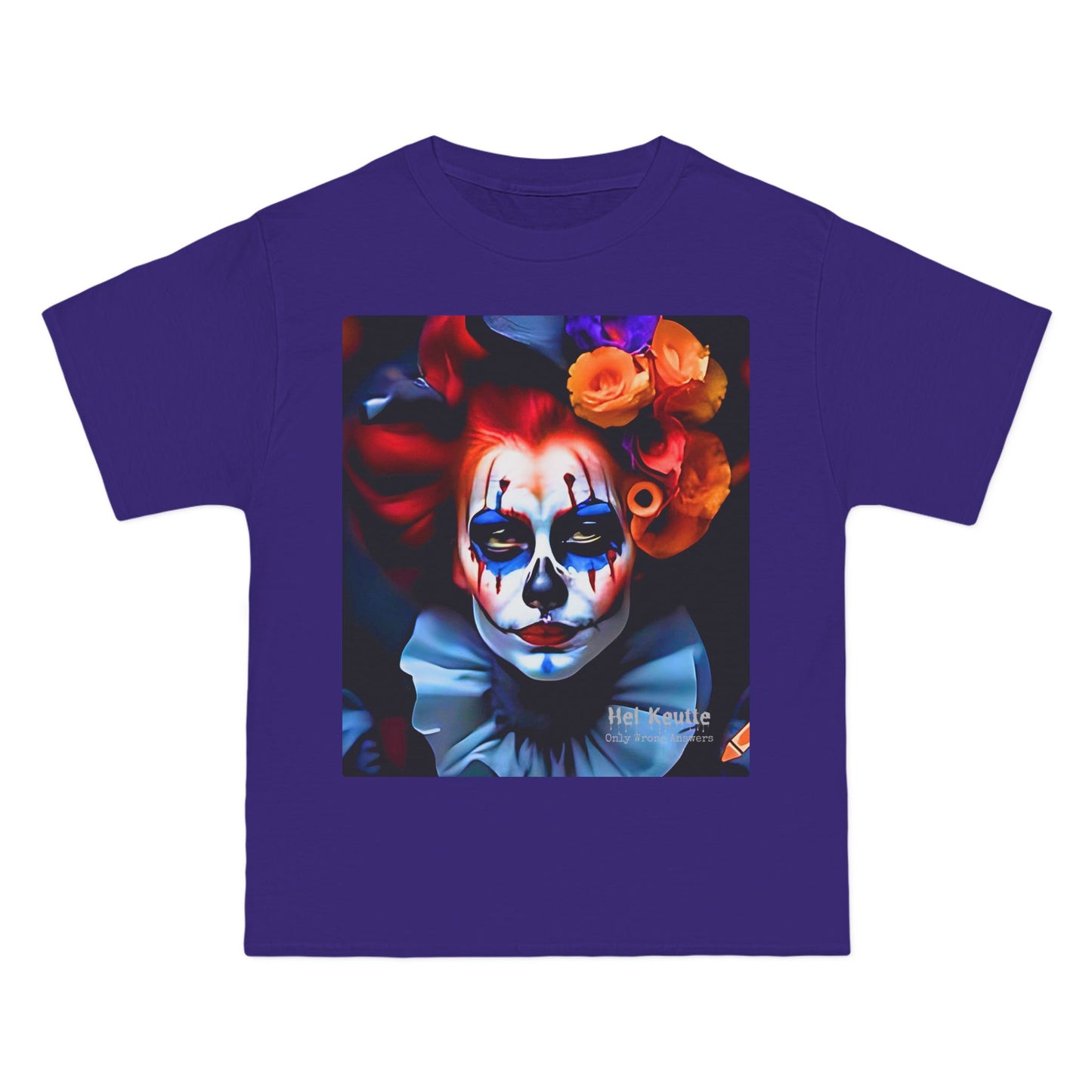 MADAME SERAPHINA - Unisex Oversize Tee - Colorful and Quirky Clown Art T-Shirt!