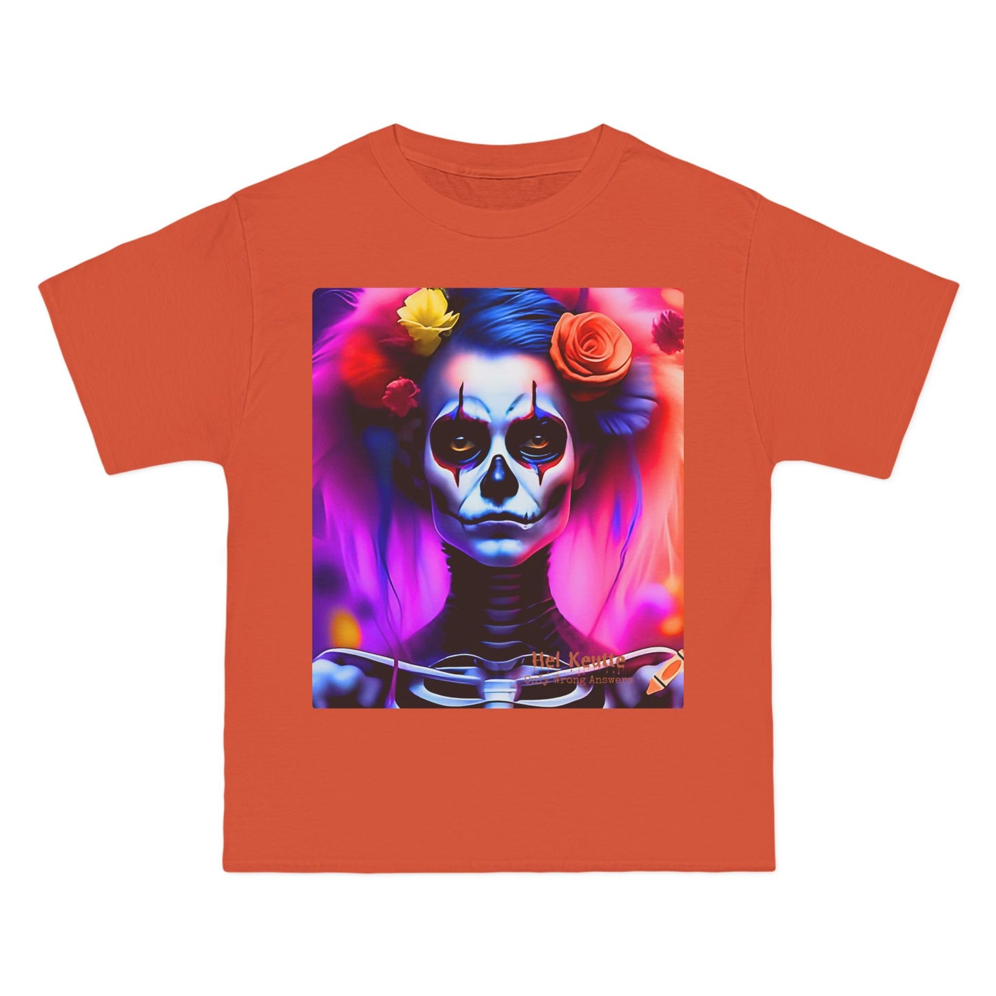 SKELARA - Unisex Oversize Tee - Colorful and Quirky Clown Art T-shirt!