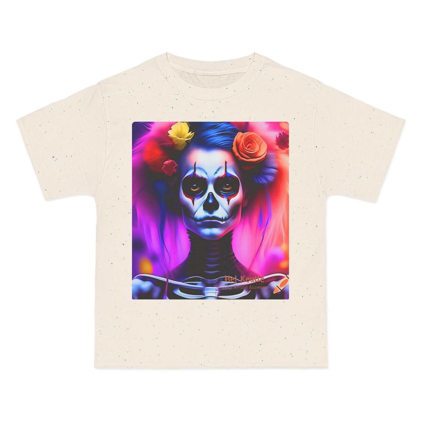 SKELARA - Unisex Oversize Tee - Colorful and Quirky Clown Art T-shirt!
