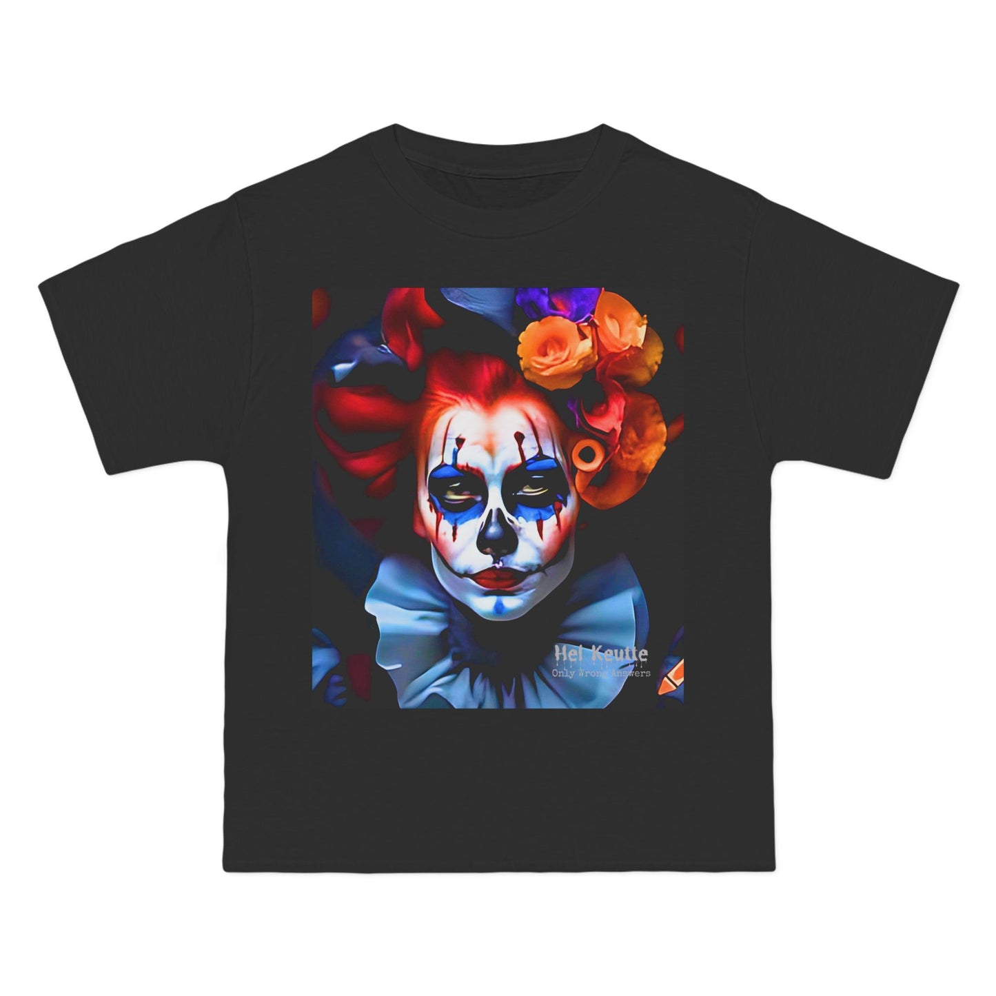 MADAME SERAPHINA - Unisex Oversize Tee - Colorful and Quirky Clown Art T-Shirt!