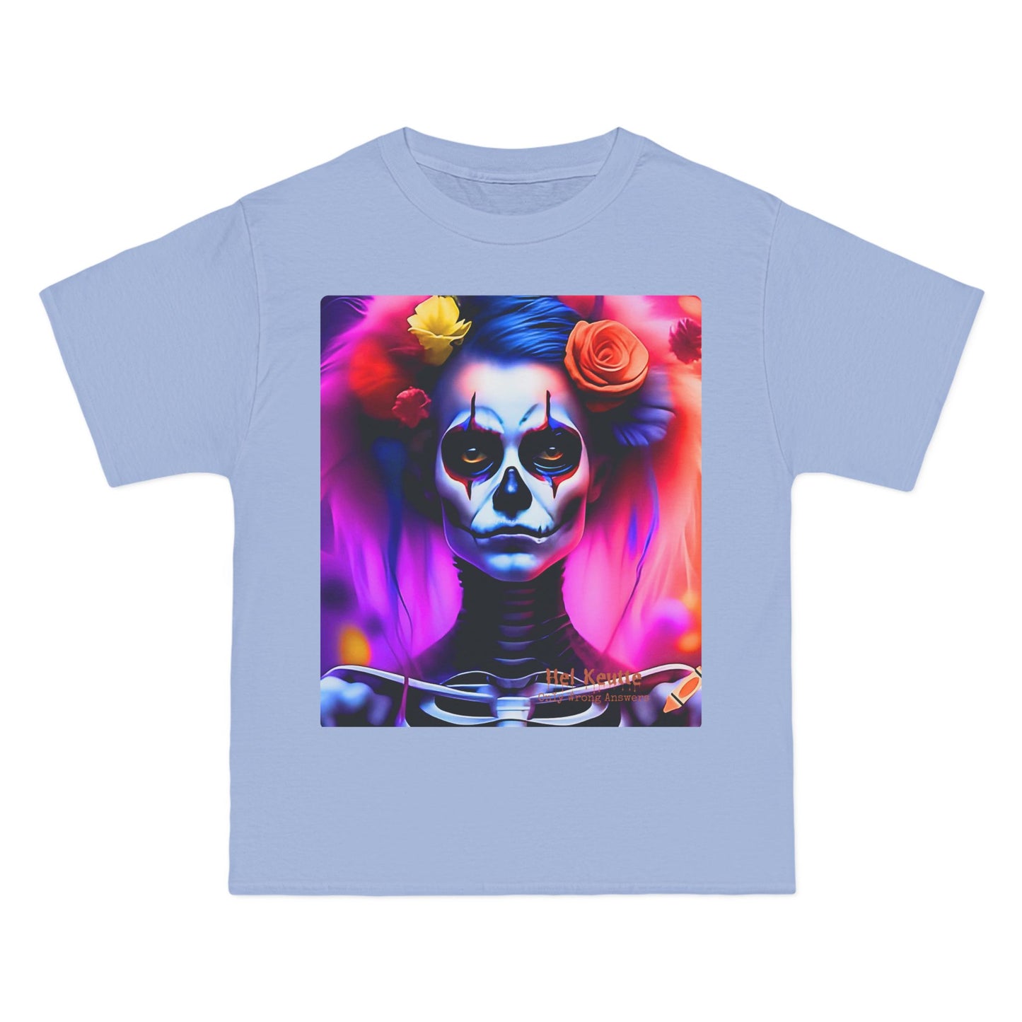 SKELARA - Unisex Oversize Tee - Colorful and Quirky Clown Art T-shirt!