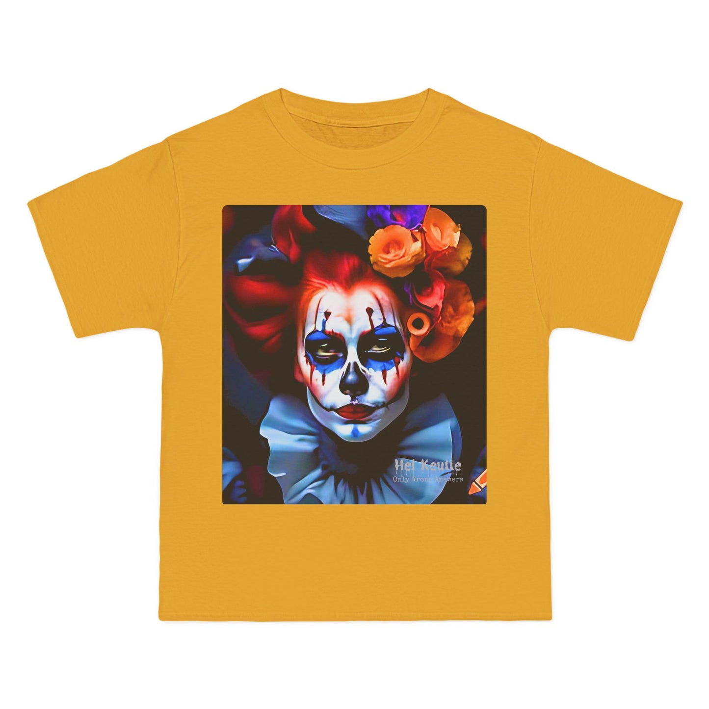 MADAME SERAPHINA - Unisex Oversize Tee - Colorful and Quirky Clown Art T-Shirt!