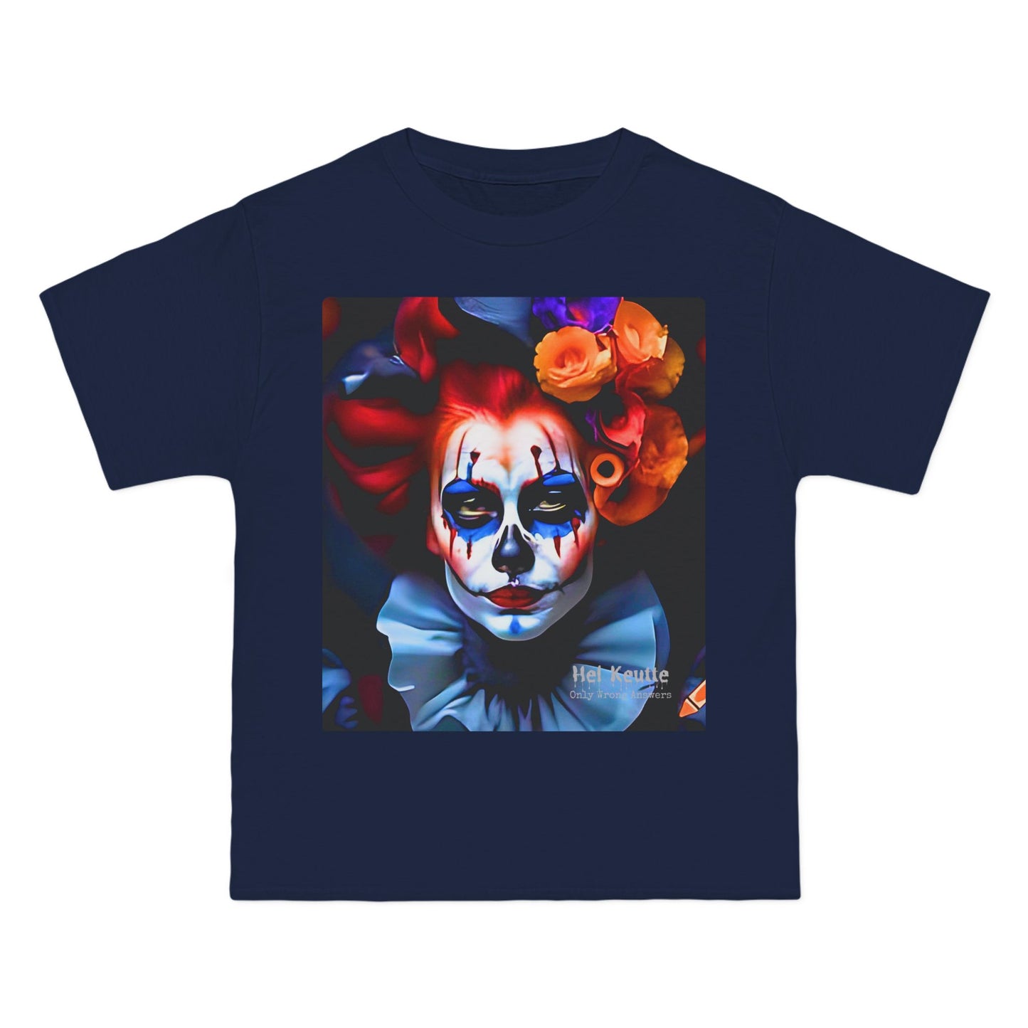 MADAME SERAPHINA - Unisex Oversize Tee - Colorful and Quirky Clown Art T-Shirt!