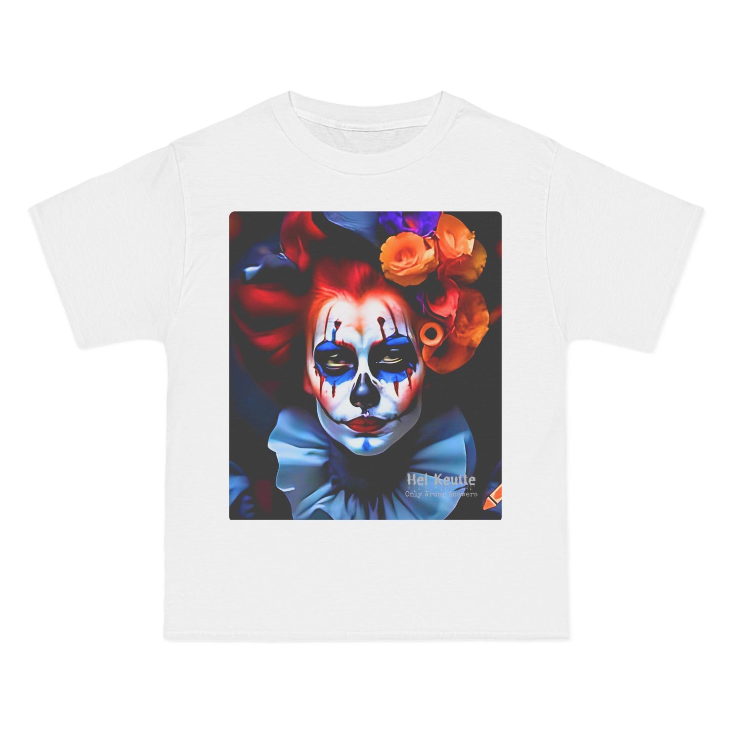 MADAME SERAPHINA - Unisex Oversize Tee - Colorful and Quirky Clown Art T-Shirt!