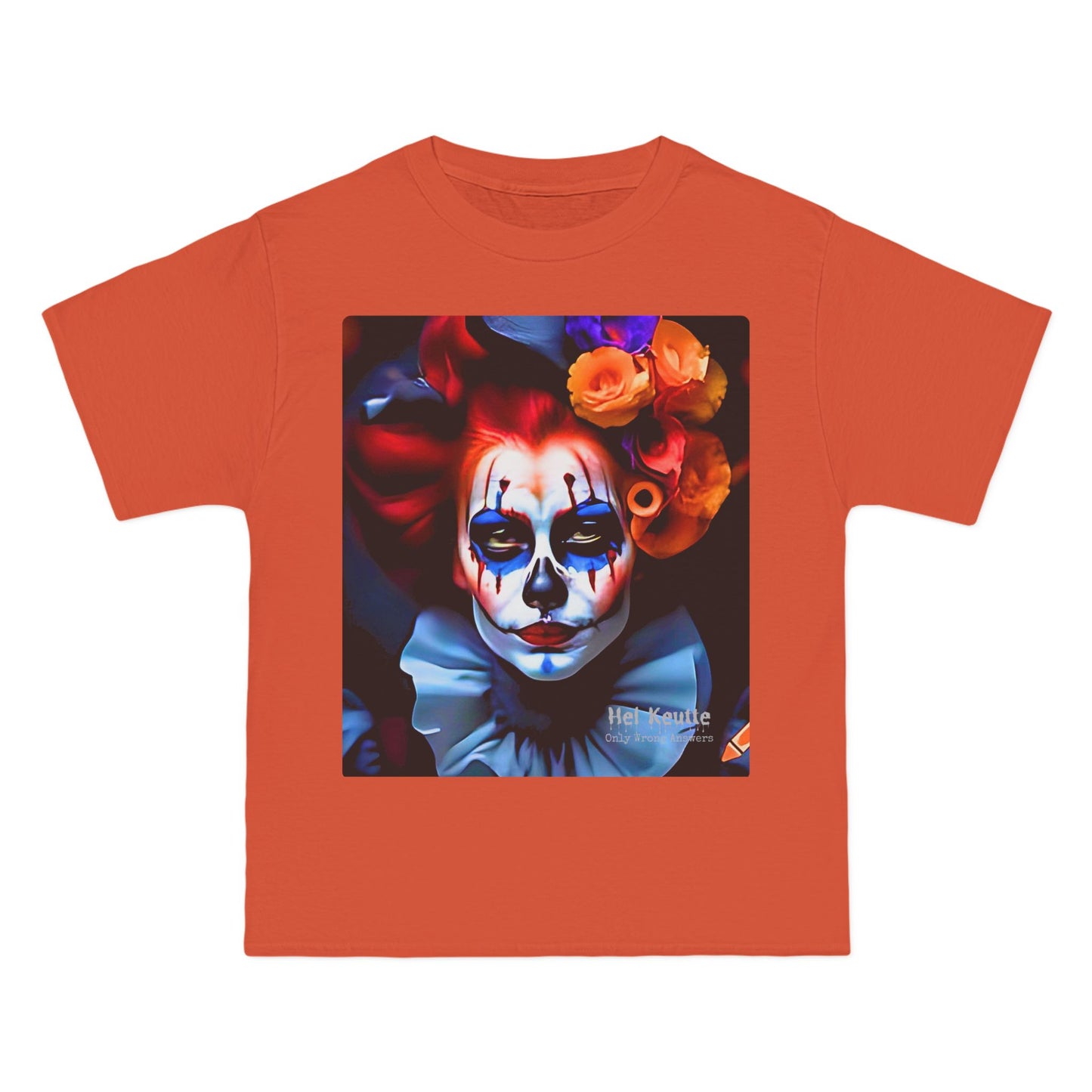 MADAME SERAPHINA - Unisex Oversize Tee - Colorful and Quirky Clown Art T-Shirt!