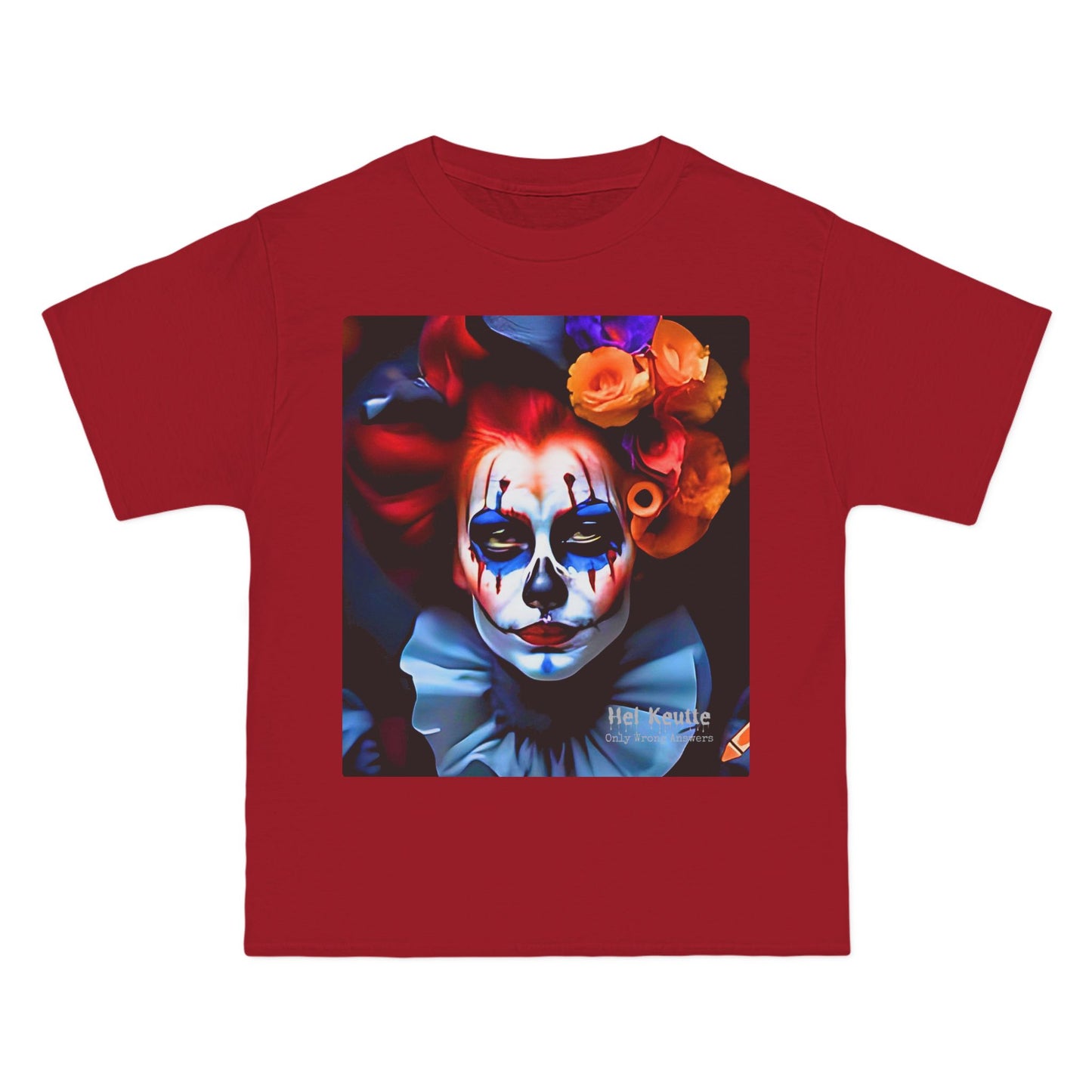 MADAME SERAPHINA - Unisex Oversize Tee - Colorful and Quirky Clown Art T-Shirt!