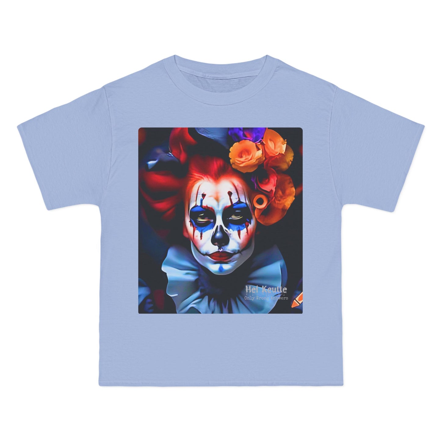 MADAME SERAPHINA - Unisex Oversize Tee - Colorful and Quirky Clown Art T-Shirt!
