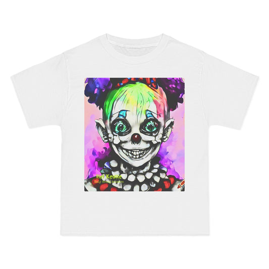 TUMBLES - Unisex Oversize Tee - Colorful and Quirky Clown Art T-Shirt!