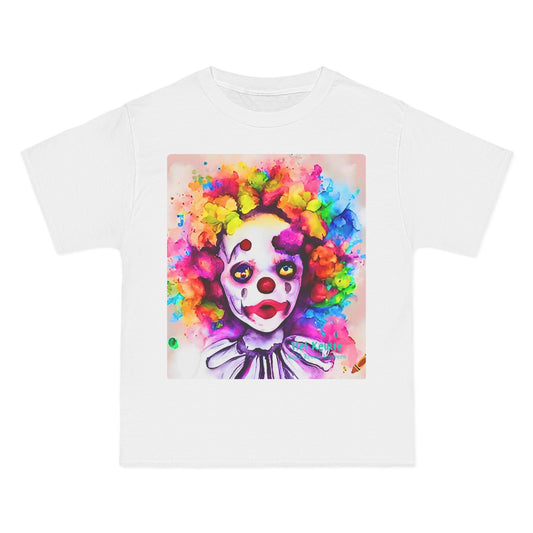 NOVA TWINKLE - Unisex Oversize Tee - Colorful and Quirky Clown Art T-shirt!